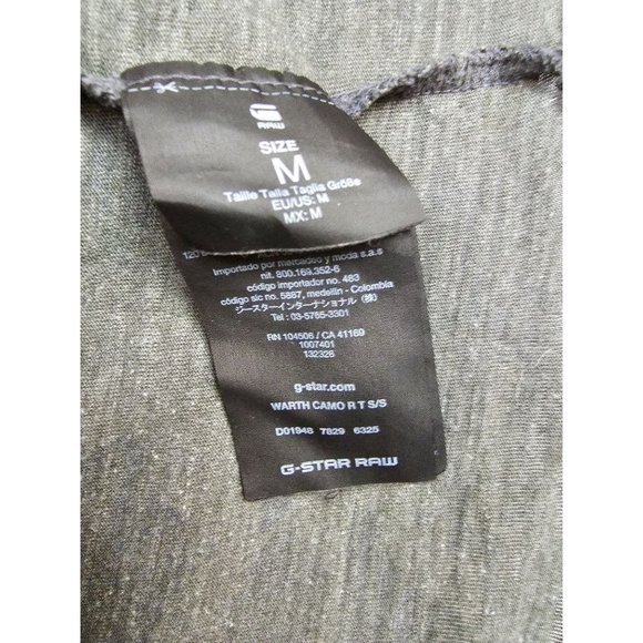 G-STAR RAW Patched Spell Out Logo Warth Camo T-Shirt - Picture 6 of 12